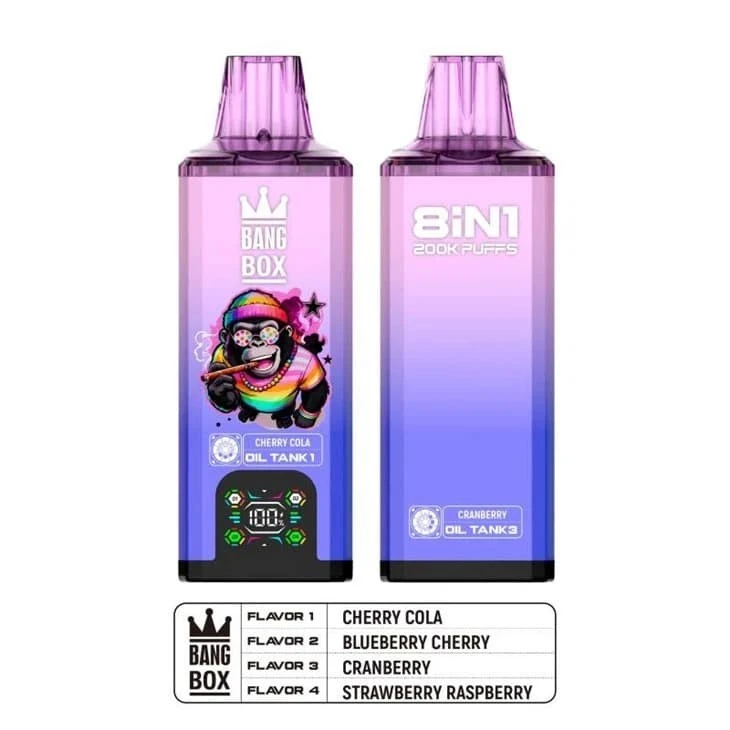 Bang Box 200k Puffs 8in1 best