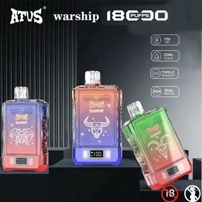 Navio de guerra ATVS 18.000 baforadas