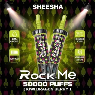 RockMe Sheesha 50k 50000 baforadas Dtl Vape